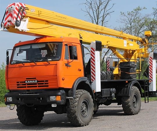 Аренда автовышки в Горно-Алтайске и  Республике Алтай
